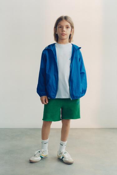 Zara LIGHTWEIGHT PACKABLE WINDBREAKER - Bluish