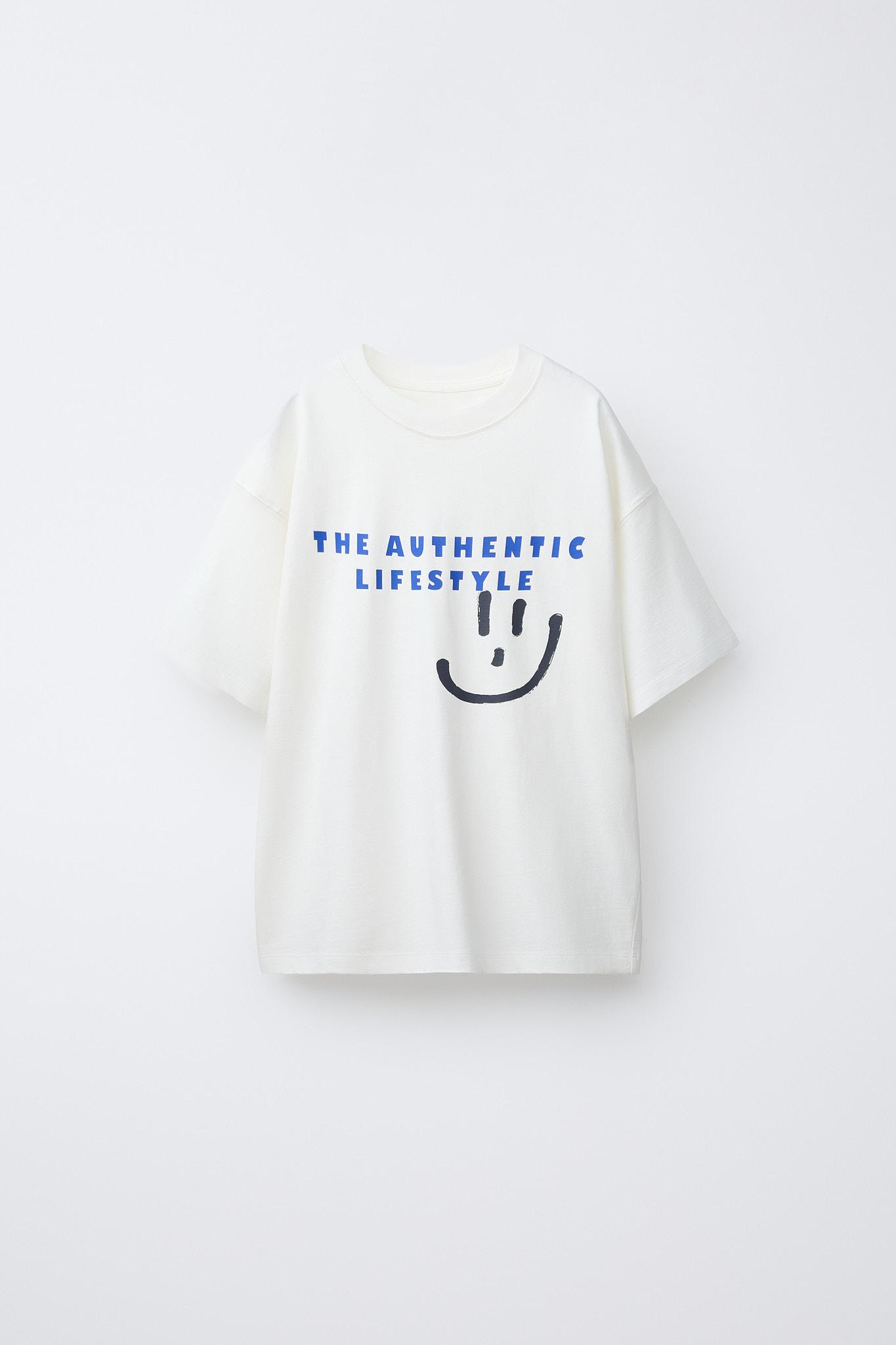 Smiling Face Print T-Shirt