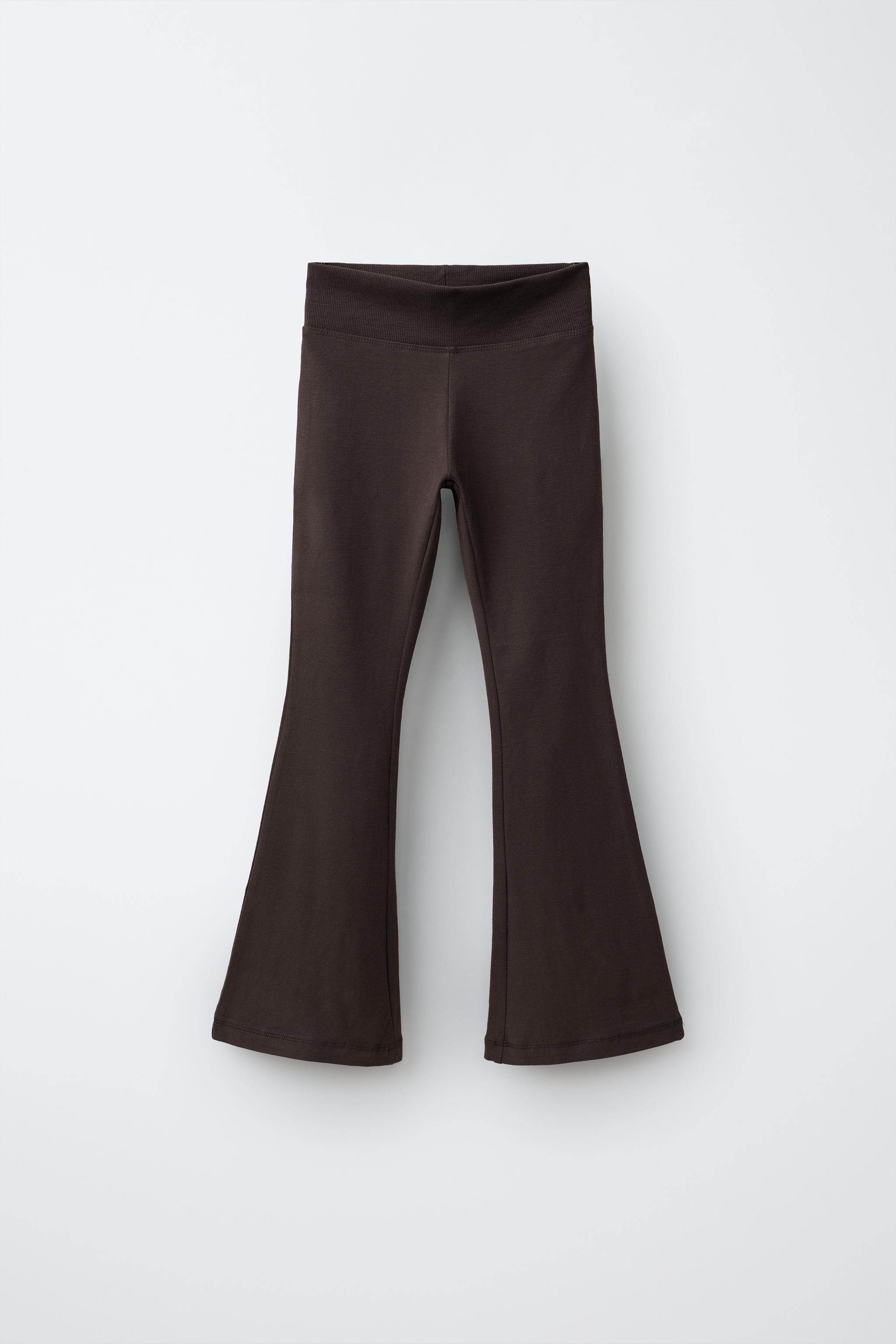 PLAIN FLARE LEGGINGS