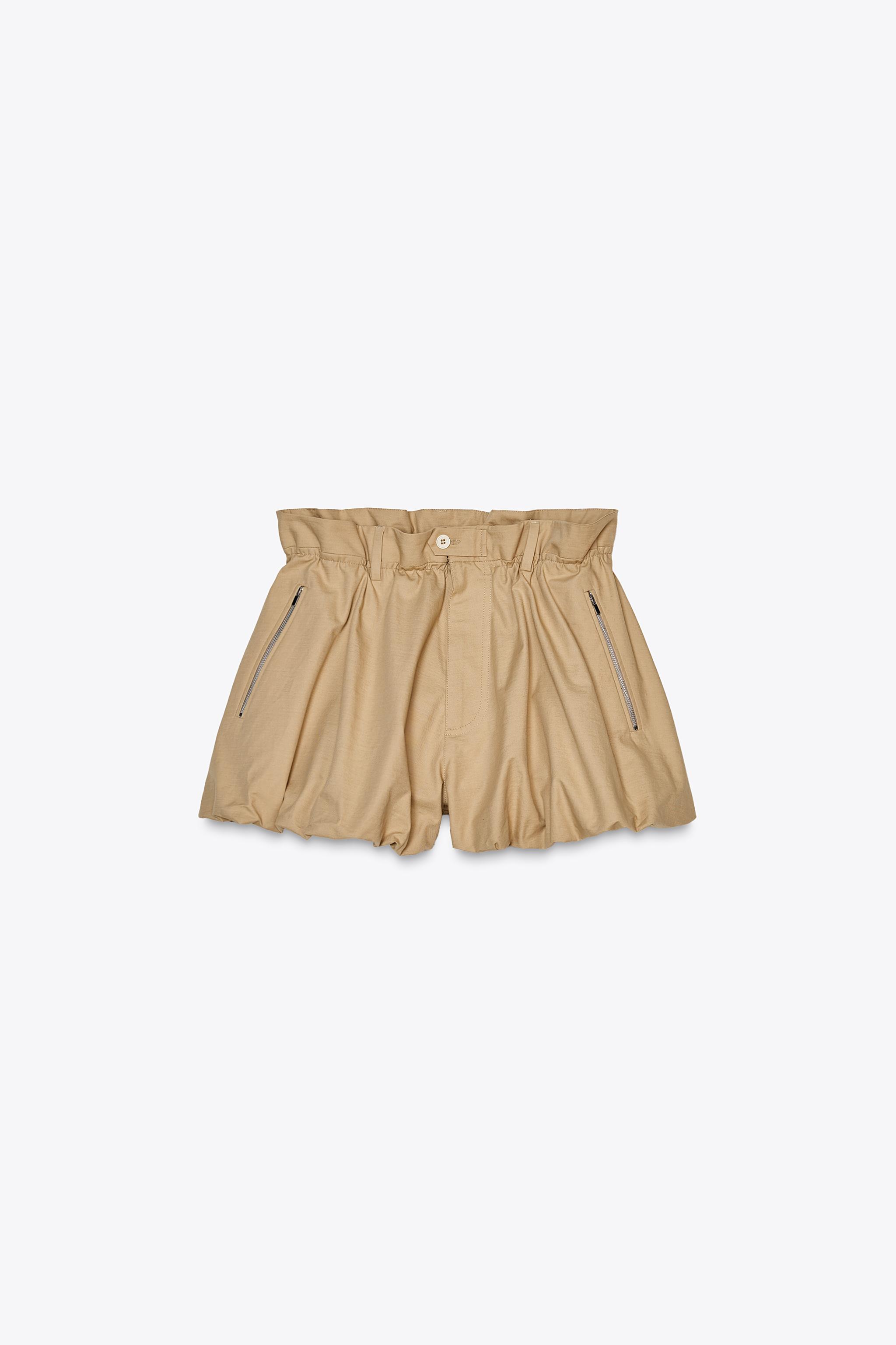 トップブランドのファッション ショーツ COLLECTION ZW BALLOON - 日本 / Japan ZARA | ベージュ パンツ