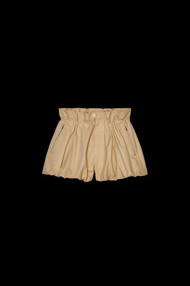 ZW COLLECTION BALLOON SHORTS - Beige by Zara - Image 0