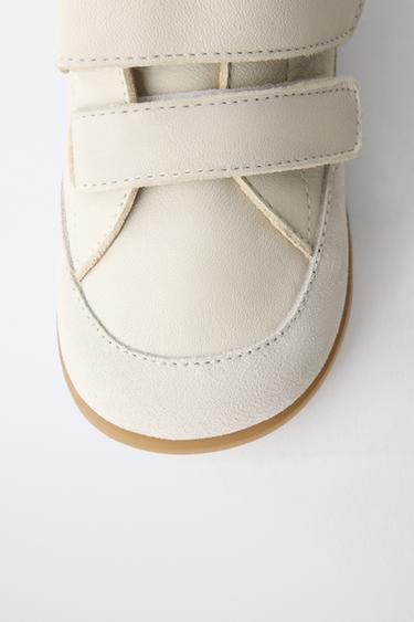 CHAUSSURES EN CUIR PIEDS NUS - Marron sable de Zara - Image 4