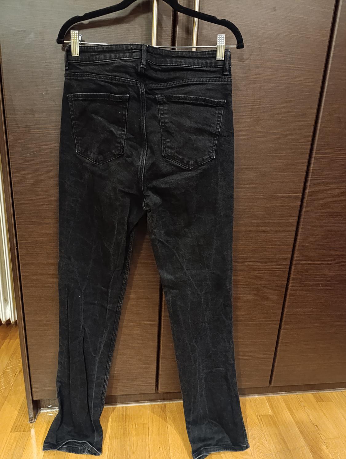 HIGH-RISE SPLIT SKINNY JEANS - Image 4