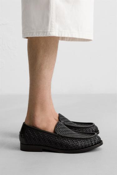 Zara BRAIDED LOAFERS - Black - Image 0