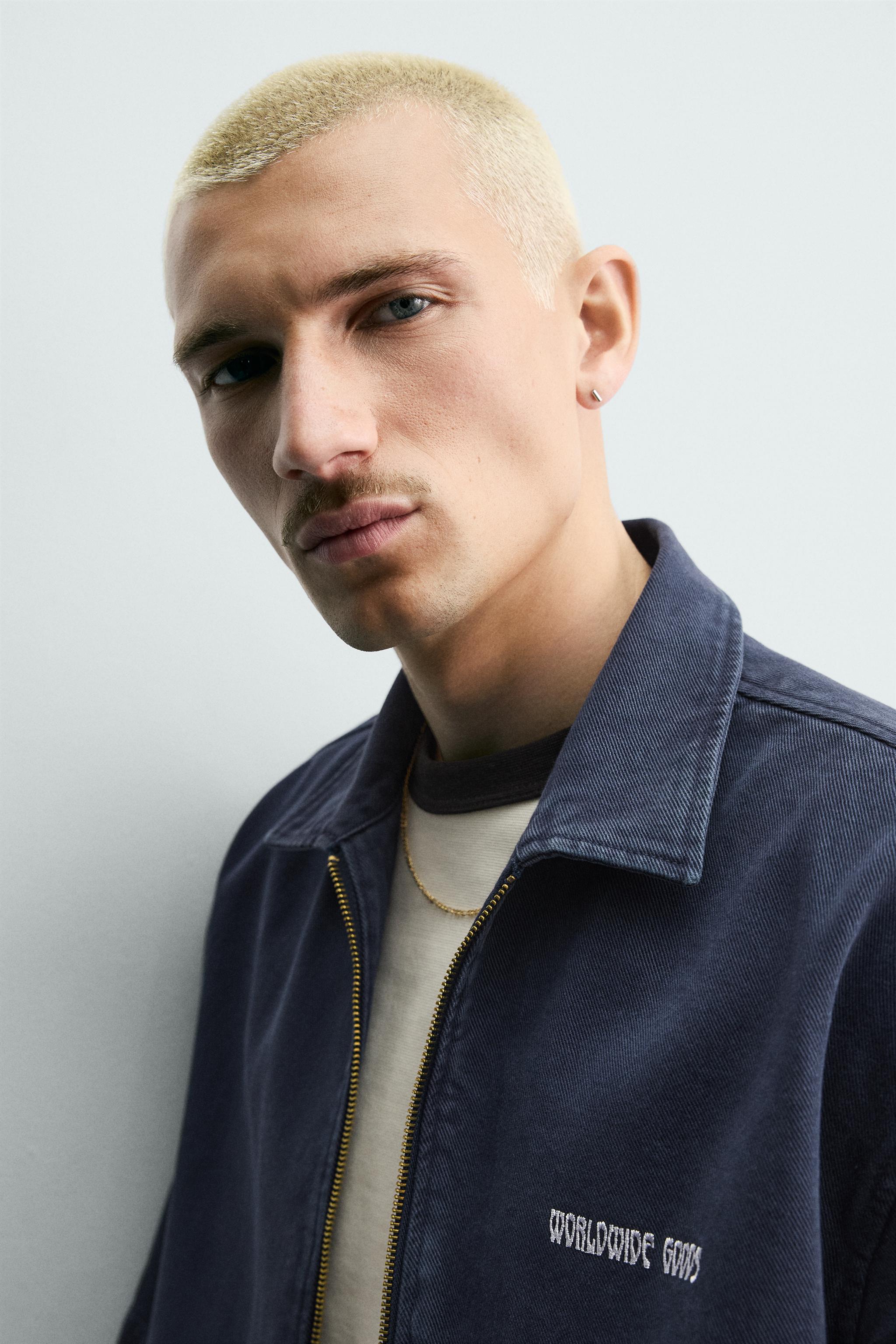 RELAXED FIT ZIP OVERSHIRT