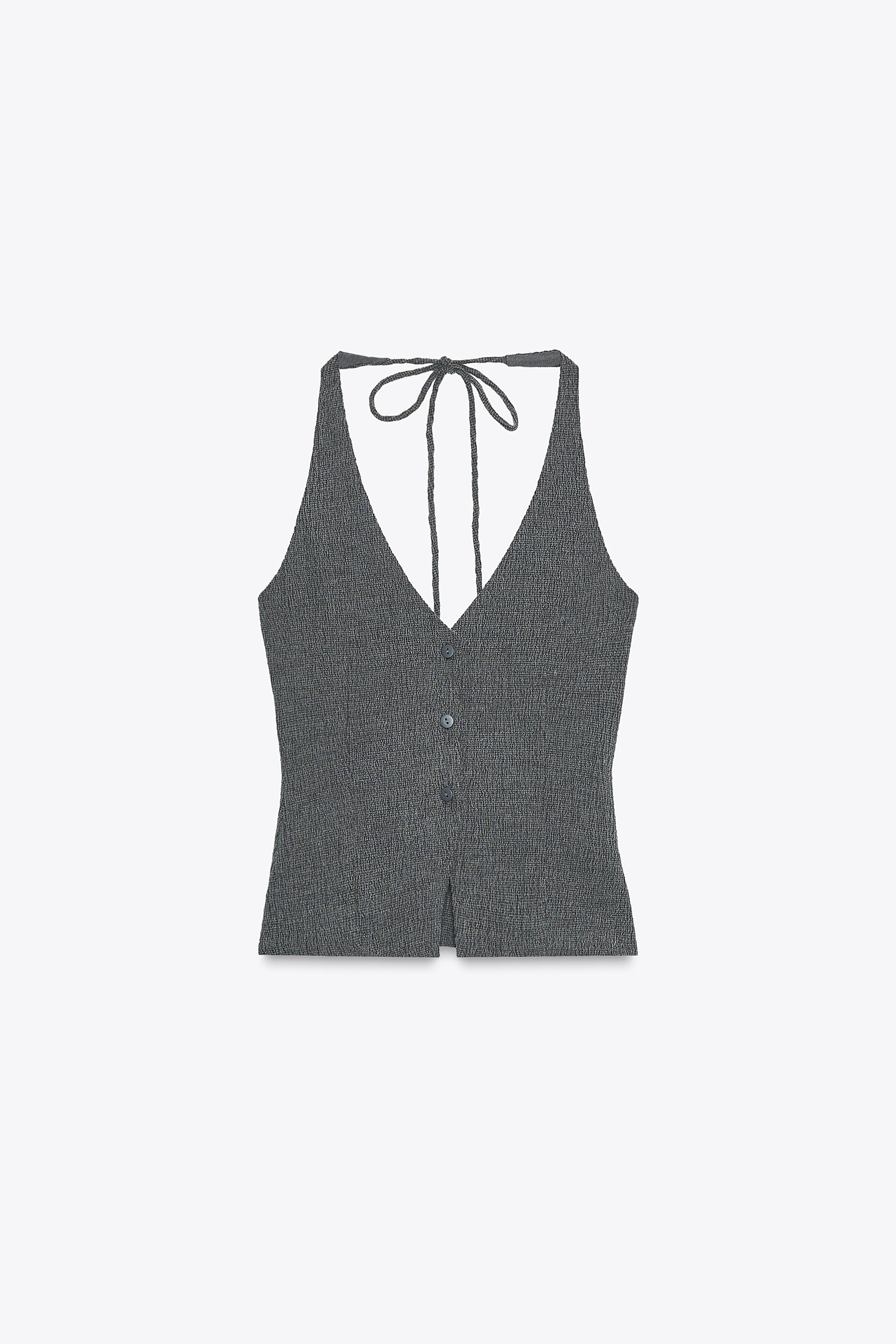 【NOICE】 W RIBBED SLEEVELESS TOP /追跡付 W RIBBED SLEEVELESS TOP - BLACK - NOICE