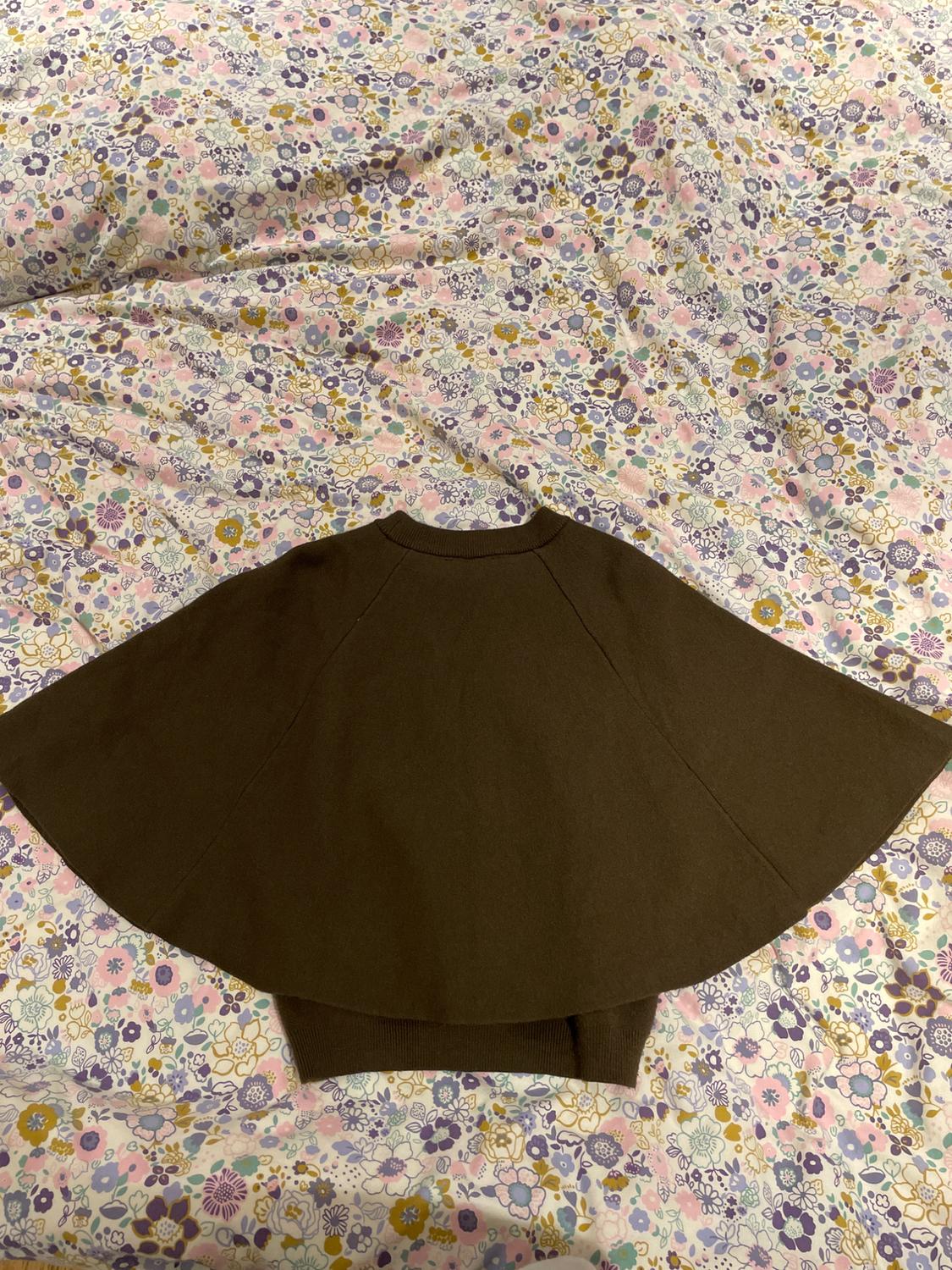 KNIT CAPE SLEEVE JUMPER - Image 2