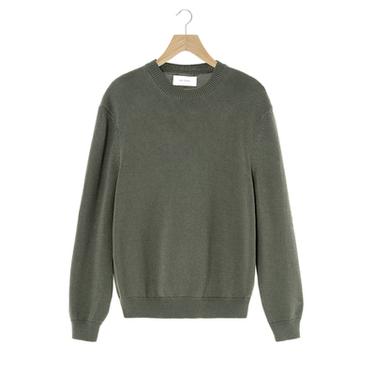 كنزة REGULAR FIT قطن - أخضر رمادي الخاص بـ Zara