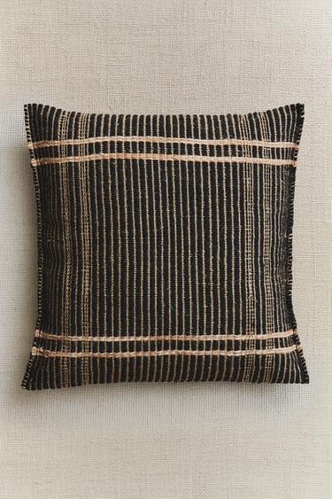 FUNDA COJÍN KILIM - Negro de Zara