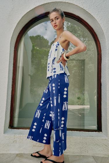 TOP AND TROUSERS WITH BOW PRINT - 872 by Zara
