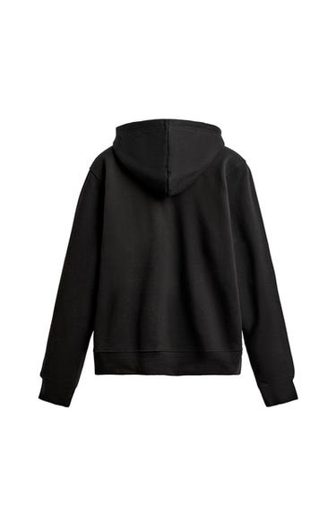 ZIP HOODIE HEAVY WEIGHT - Black by Zara