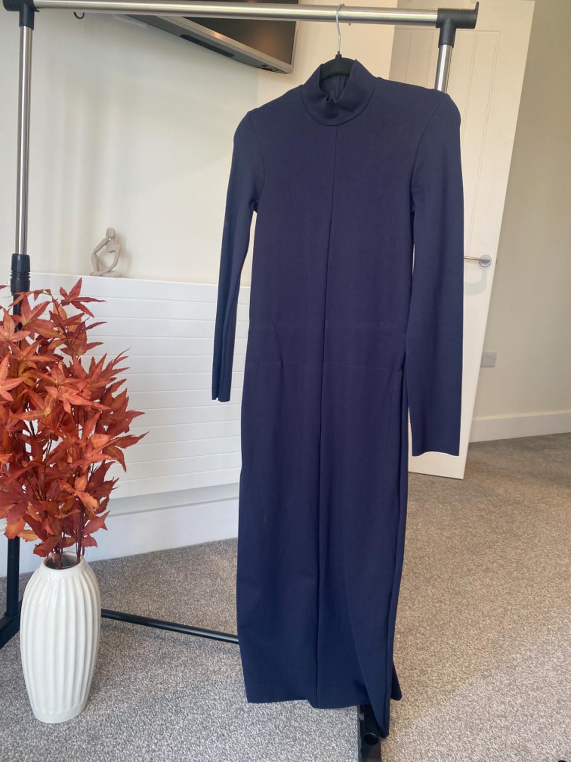 HIGH NECK MIDI DRESS - Image 4