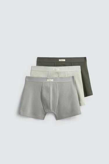 БОКСЕРКИ SOFT PACK 3 - различни от Zara