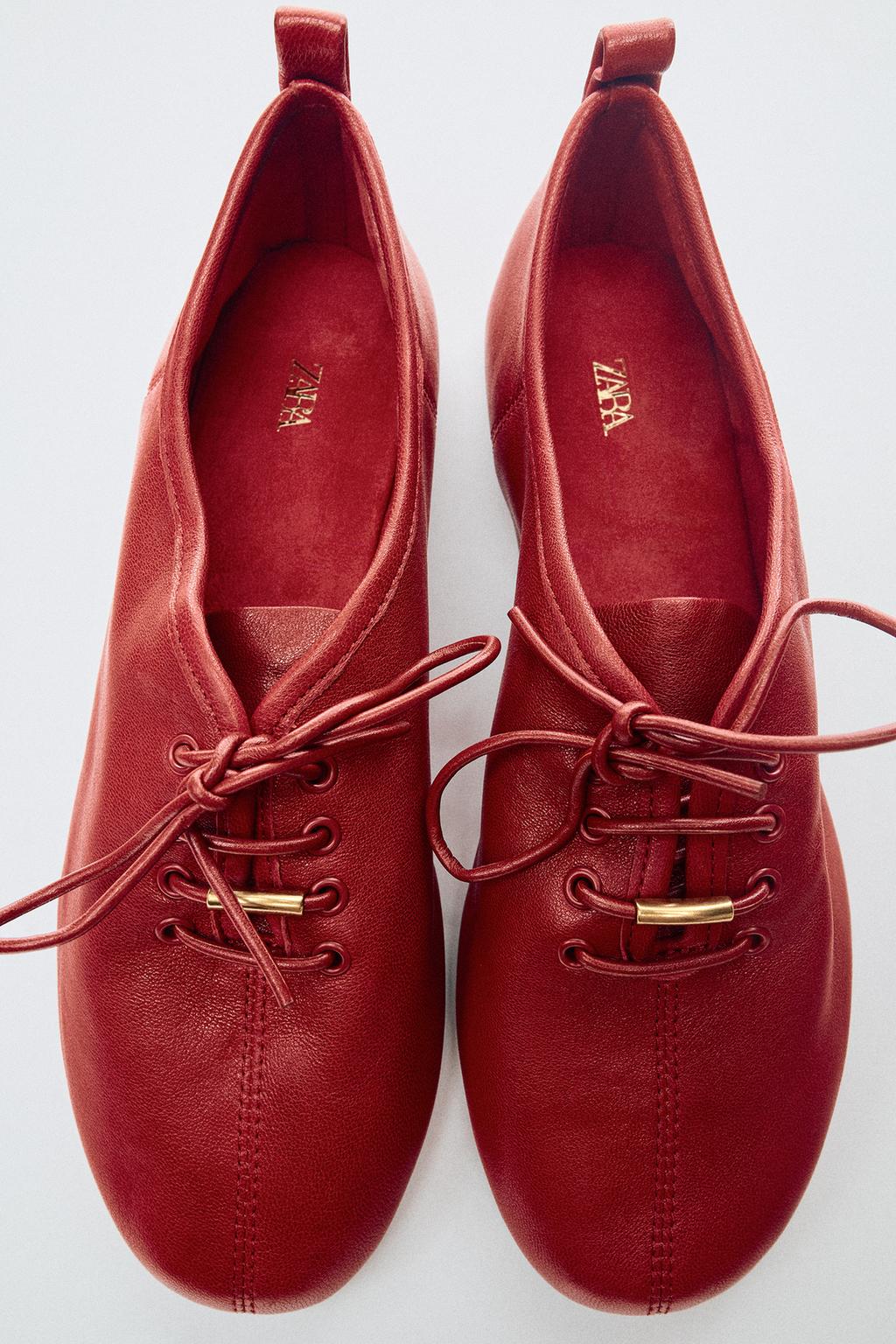 LEATHER DERBY SHOES