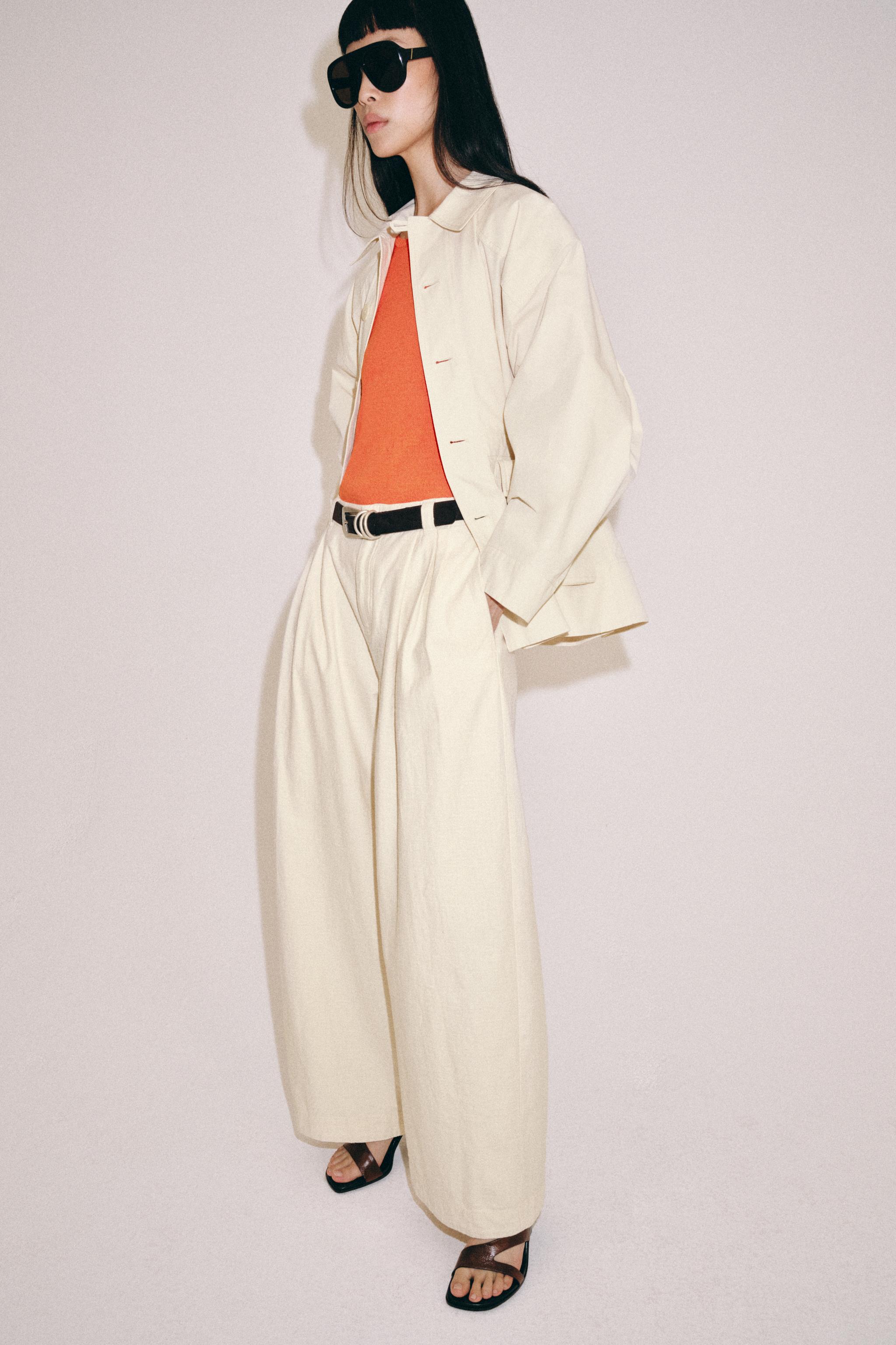 エクリュ38 Embroidery Patchwork Trousers エクリュ38 【公式通販】
