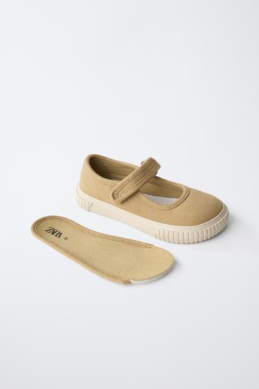BAREFOOT TEXTILE SNEAKERS - Sand Brown by Zara - Image 3