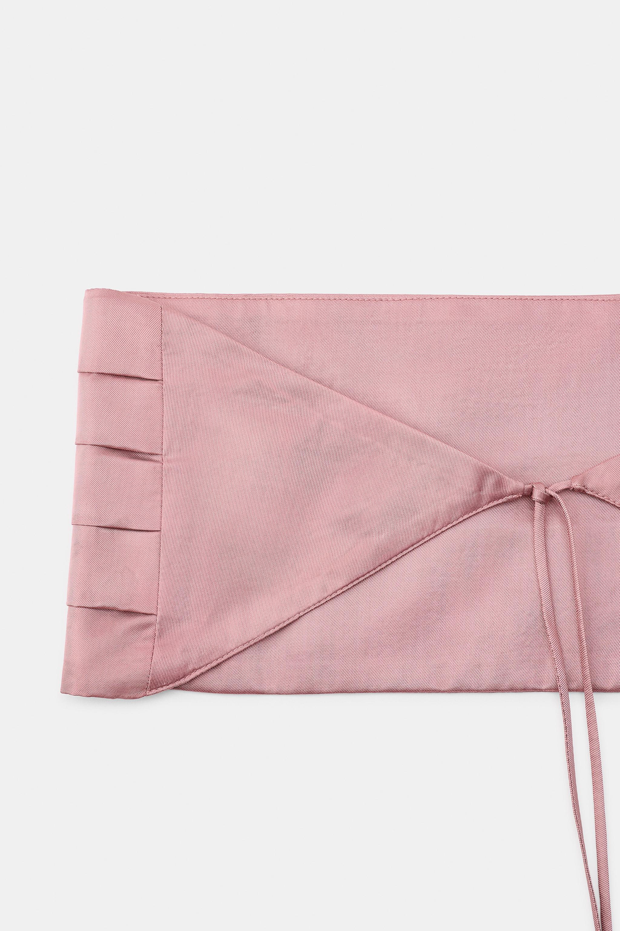 PLEATED SASH BELT