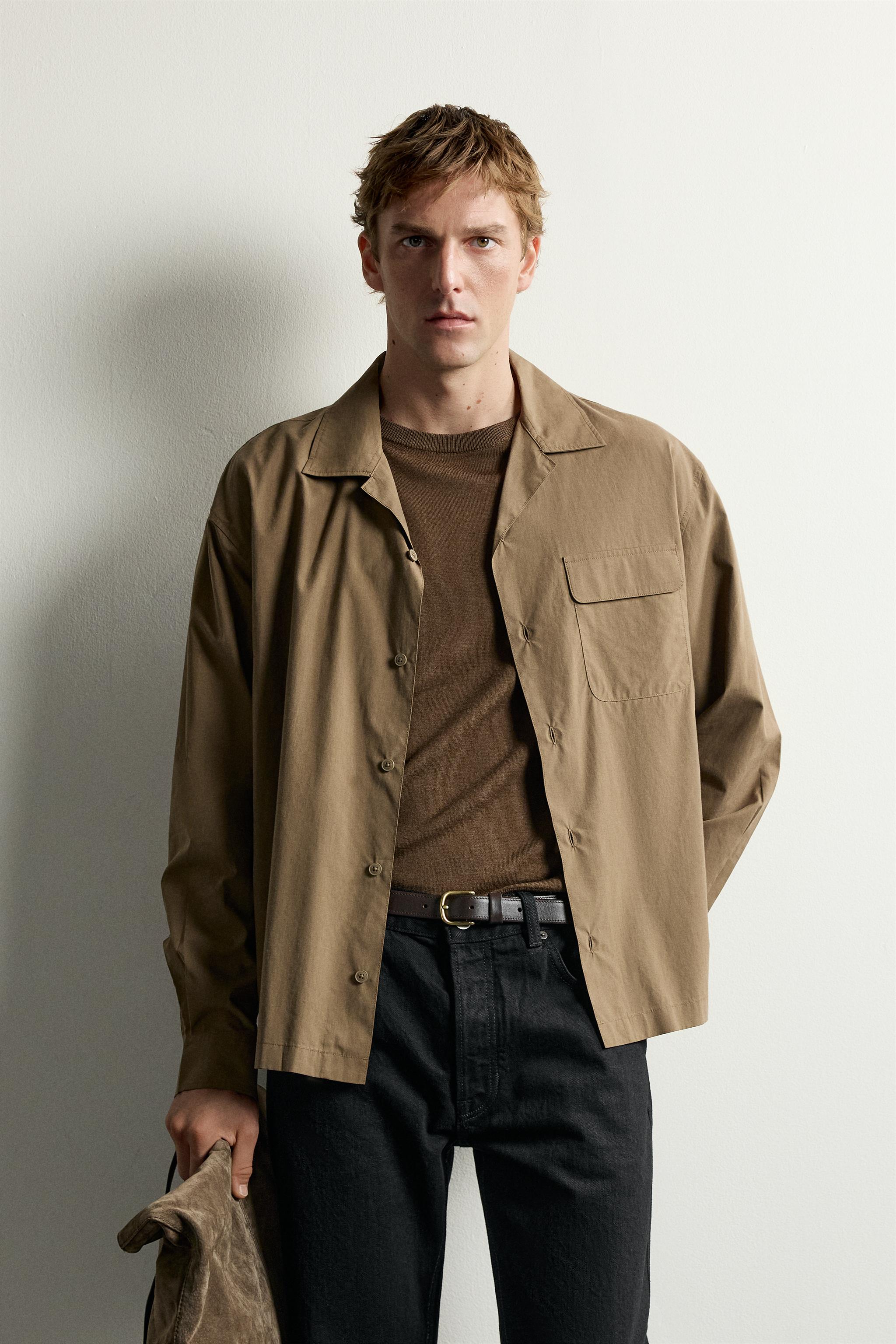 CHEMISE RELAXED FIT LYOCELL ET COTON