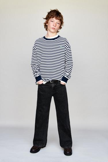 JEANS A CAMPANA - Nero di Zara