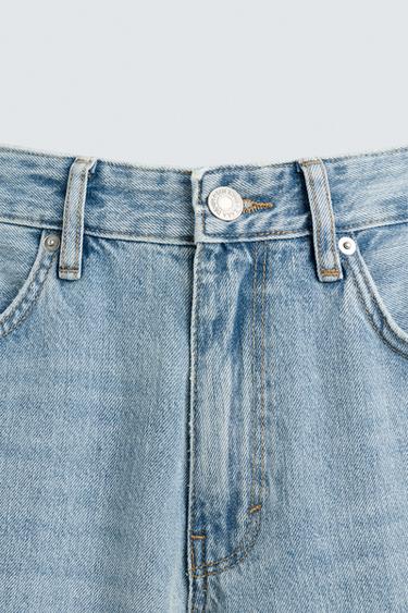 SLIM FIT TAPERED JEANS - Light blue by Zara - Image 7