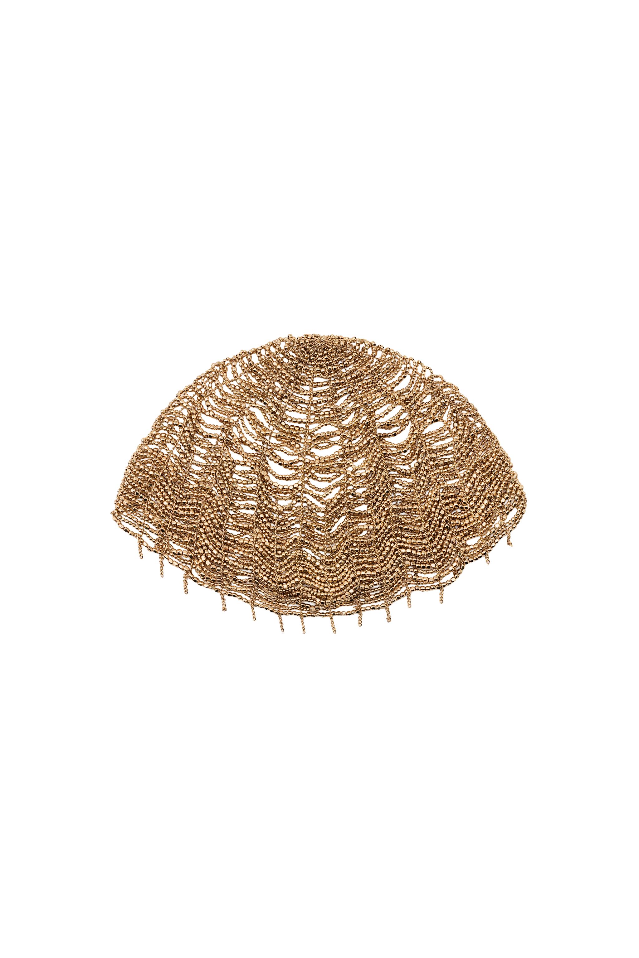 LIMITED EDITION BEADED CHAIN HEADPIECE - Golden | ZARA United States