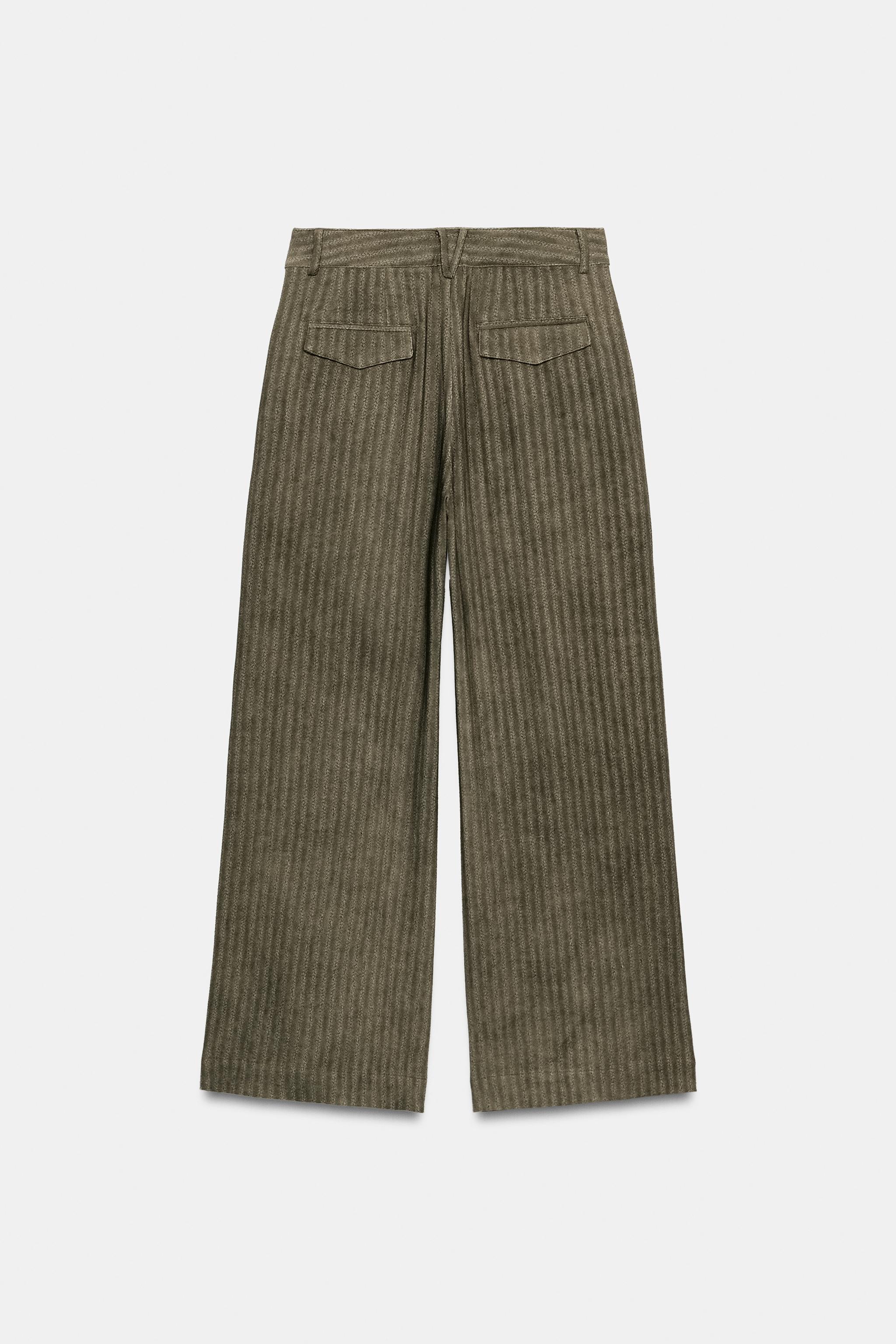 ZW COLLECTION JACQUARD STRIPED PANTS