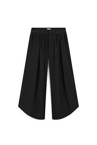 Zara Culottes with pleated details - LIMITED EDITION - Black