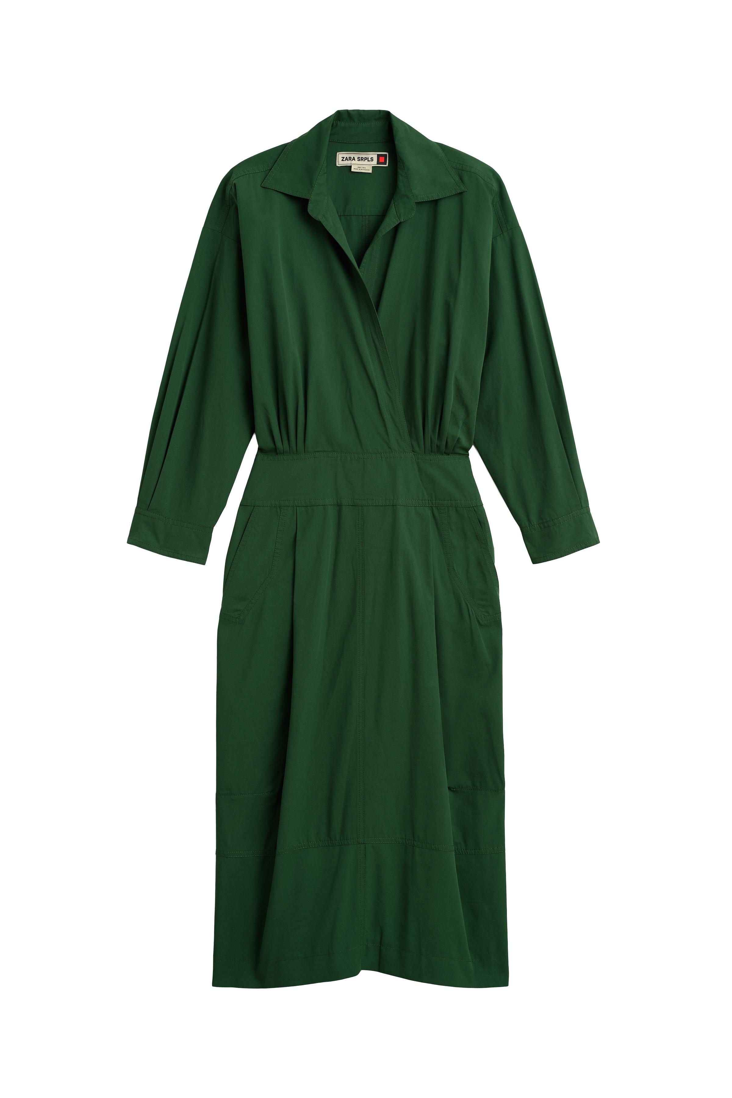 SHRT DRSS 16 - Green | ZARA United States