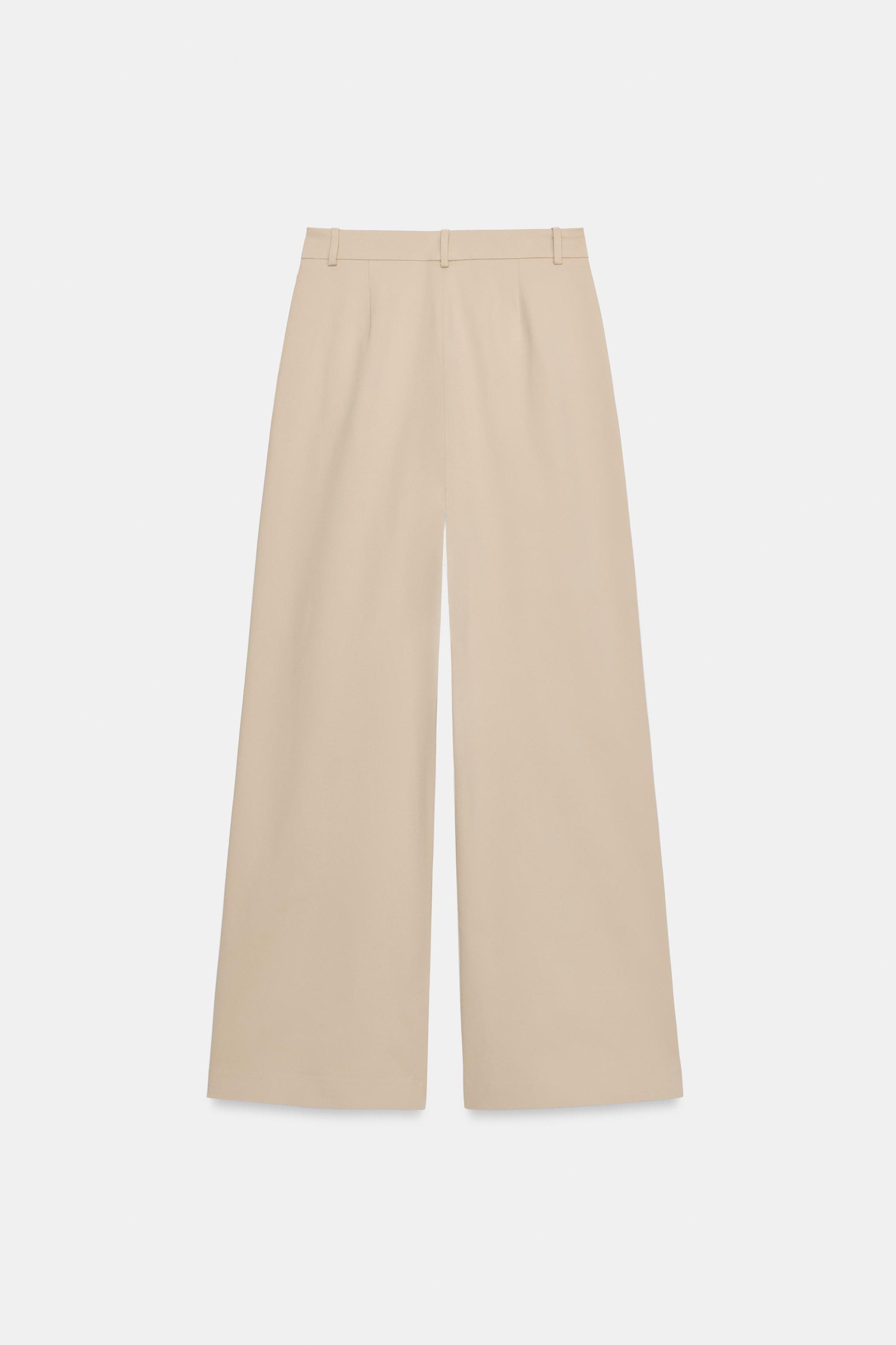 HIGH-RISE WIDE-LEG TROUSERS