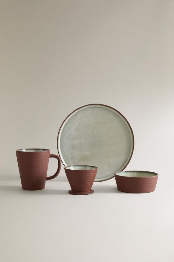 SERVICE DE TABLE D'APPOINT EN TERRE CUITE ZARA France