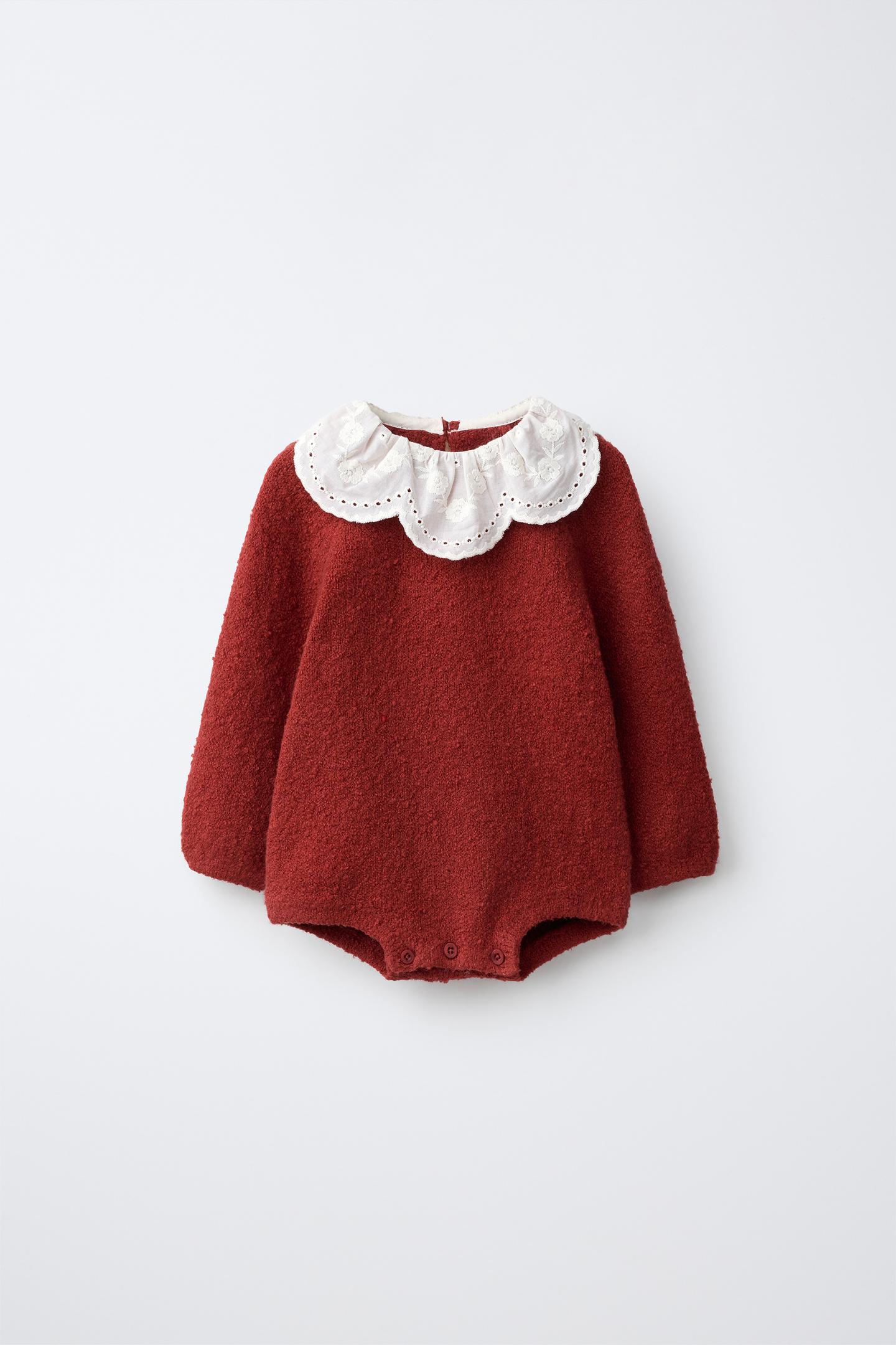Боди Knit Peter Pan для детей — Zara, цвет: Красный — фото 1