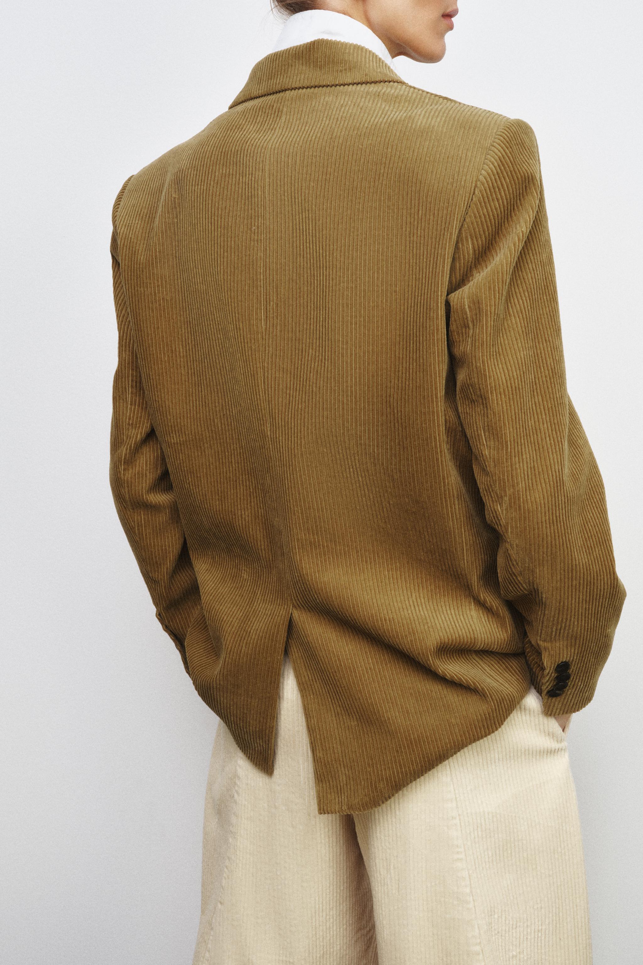 OVERSIZED CORDUROY BLAZER ZW COLLECTION LIMITED EDITION