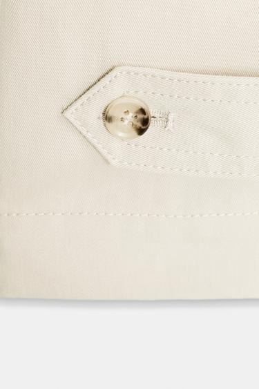 JUPE-CULOTTE TAILLE HAUTE - Écru moyen de Zara - Image 8