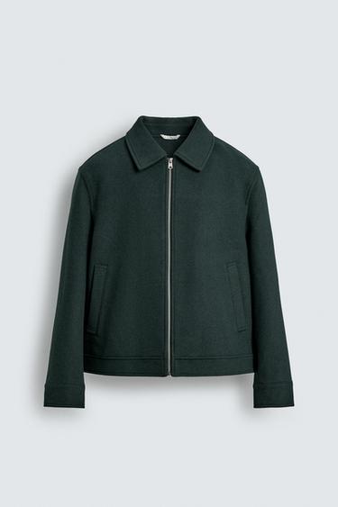 ΜΠΟΥΦΑΝ ΑΠΟ ΠΑΝΙΝΟ ΥΦΑΣΜΑ ΜΕ ΦΕΡΜΟΥΑΡ - Πράσινο του Zara