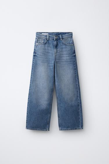 JEANS WIDE LEG - Azul de Zara - Imagen 0