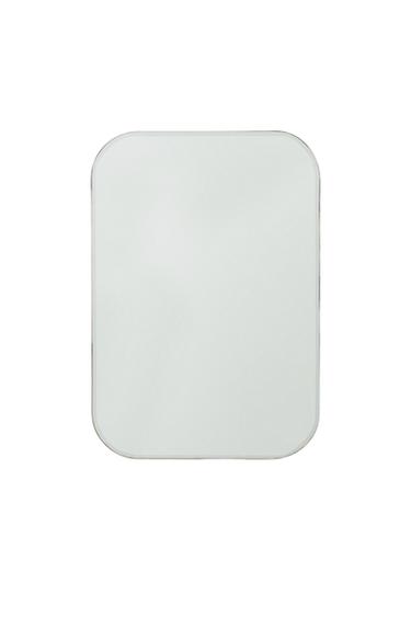 WALL MIRROR WITH ROUND FRAME - Matte silver by Zara