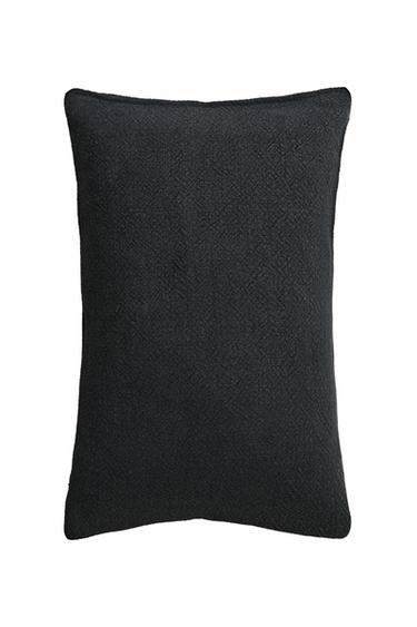 JUTE CUSHION COVER - Navy blue by Zara
