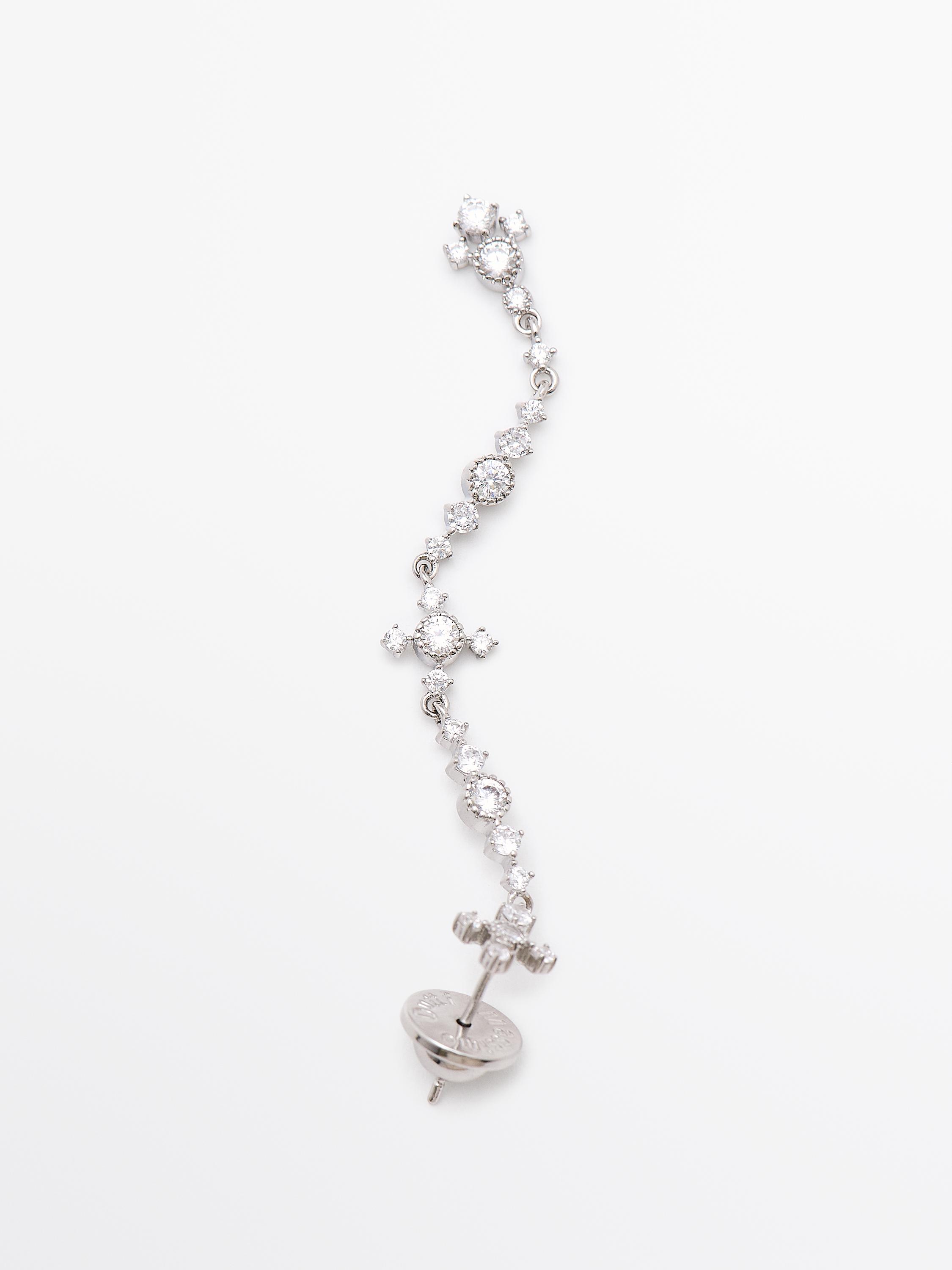Boucles d’oreilles pendantes brillants