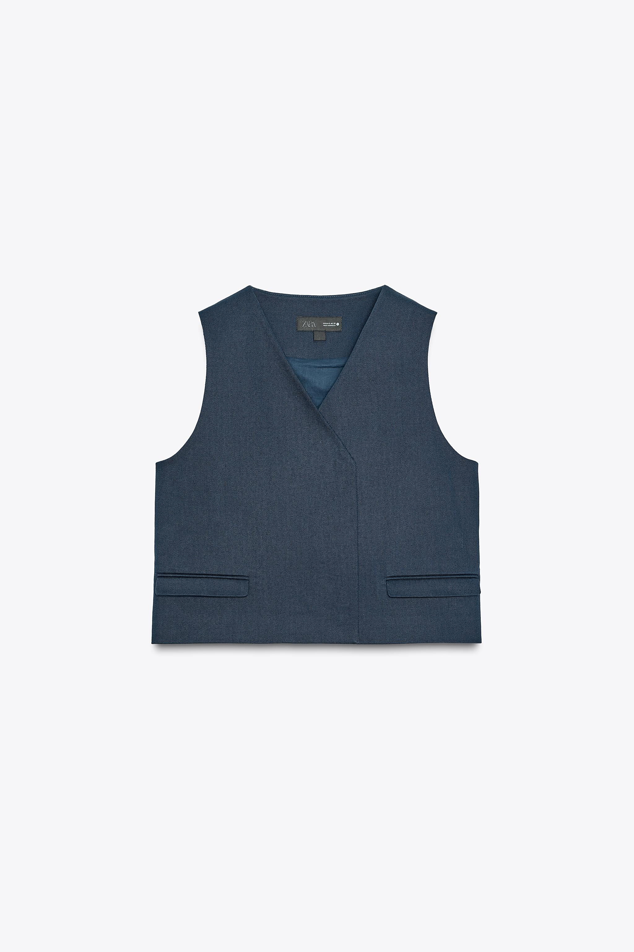 ZW COLLECTION DOUBLE-BREASTED VEST