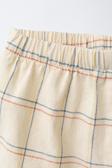 CHECK BERMUDA SHORTS - Butter by Zara - Image 2