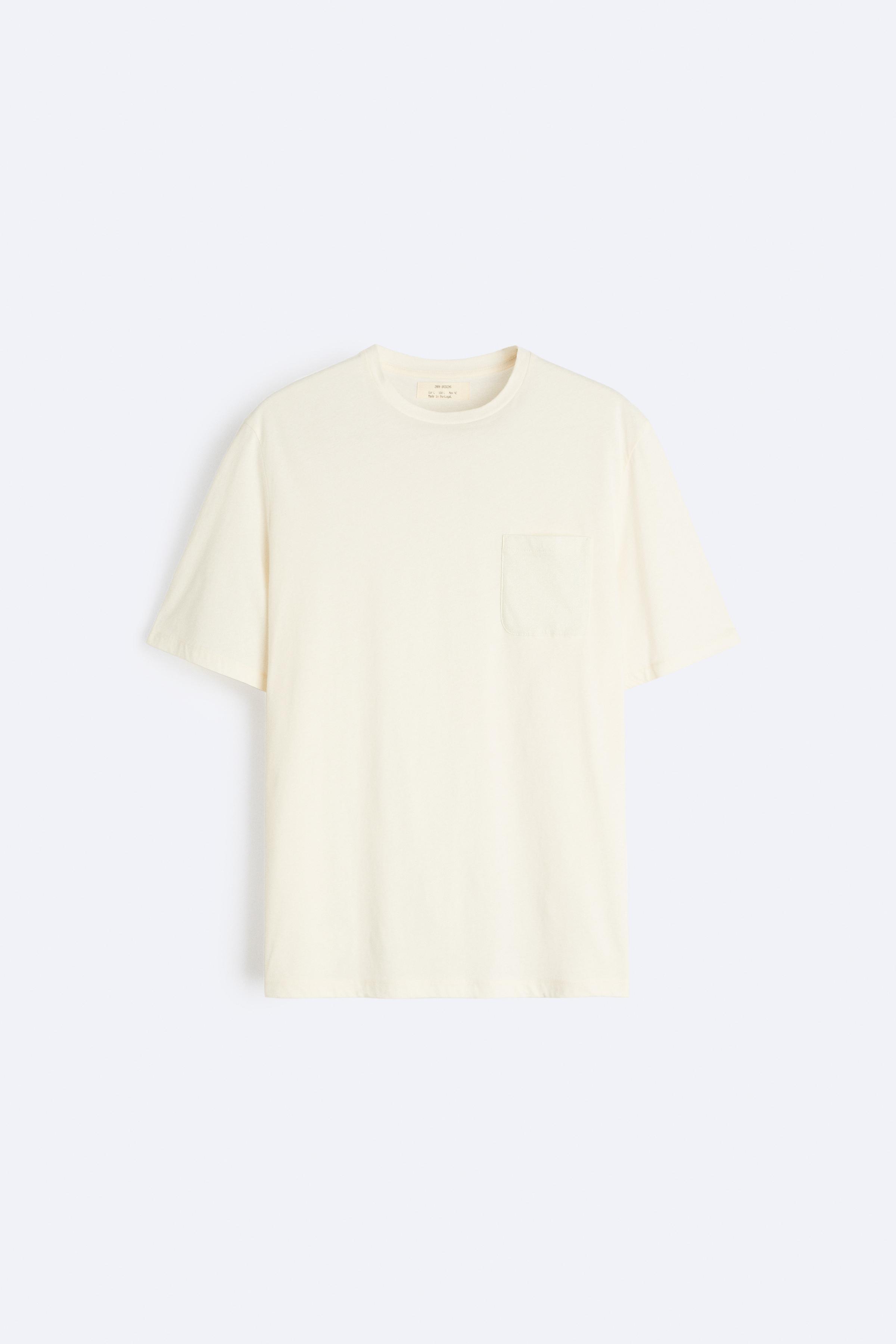 ライト コットン Tシャツ - エクリュ | ZARA Japan / 日本