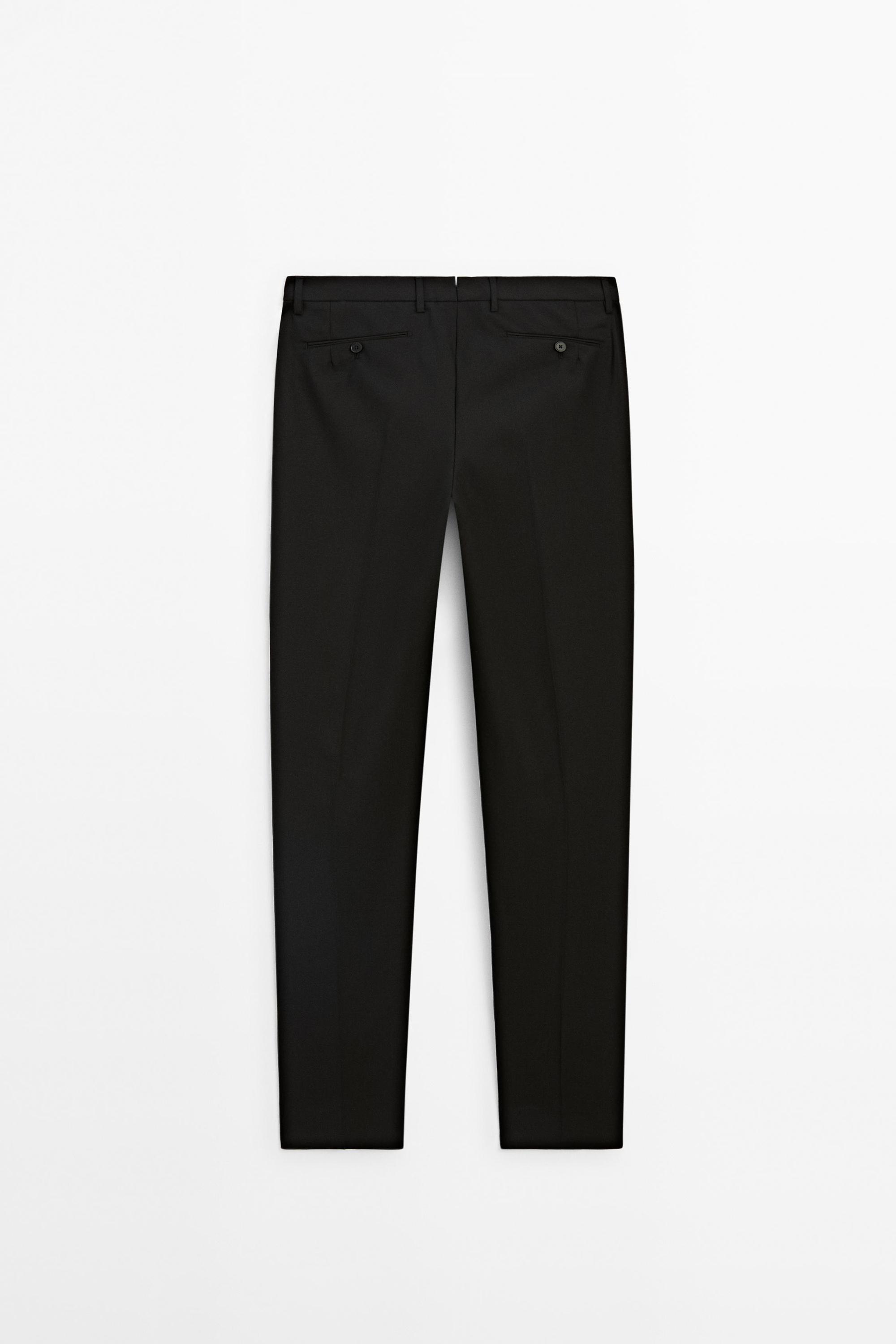 100% wool suit pants
