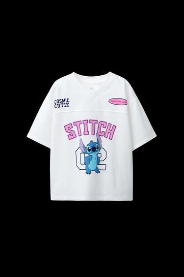 CAMISETA VARSITY LILO & STITCH © DISNEY - Blanco de Zara - Imagen 0