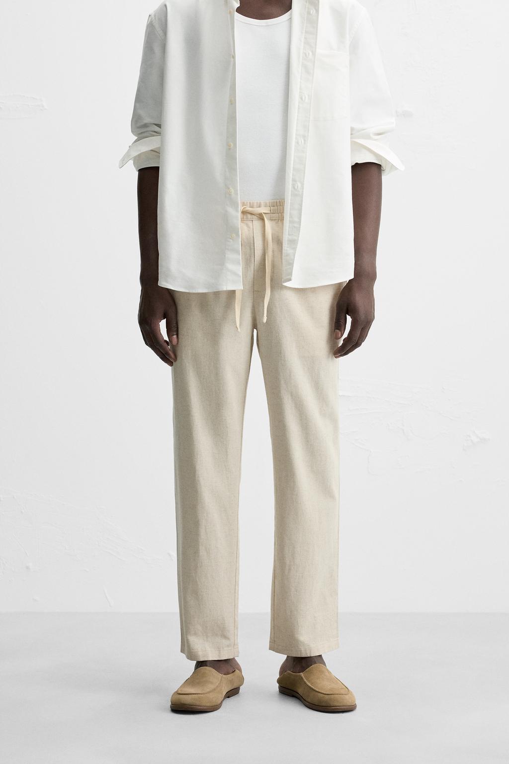 Thumbnail image for بنطلون RELAXED FIT قطن - كتان