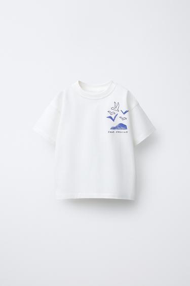 PRINTTI-T-PAITA - White Zaralta