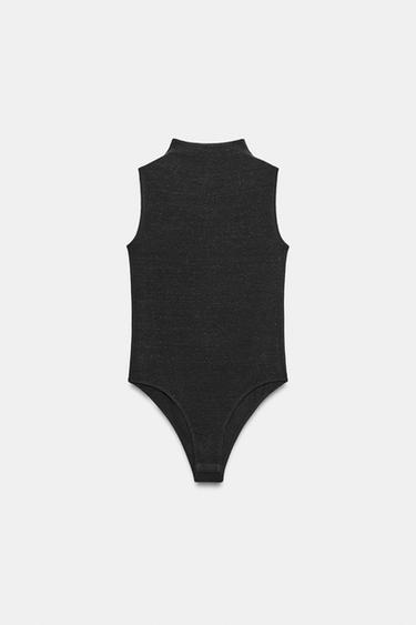 SLEEVELESS BODYSUIT — Black 2