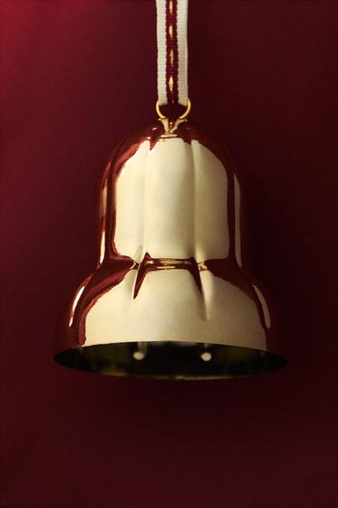 GOLD BELL CHRISTMAS TREE DECORATION — Golden 1