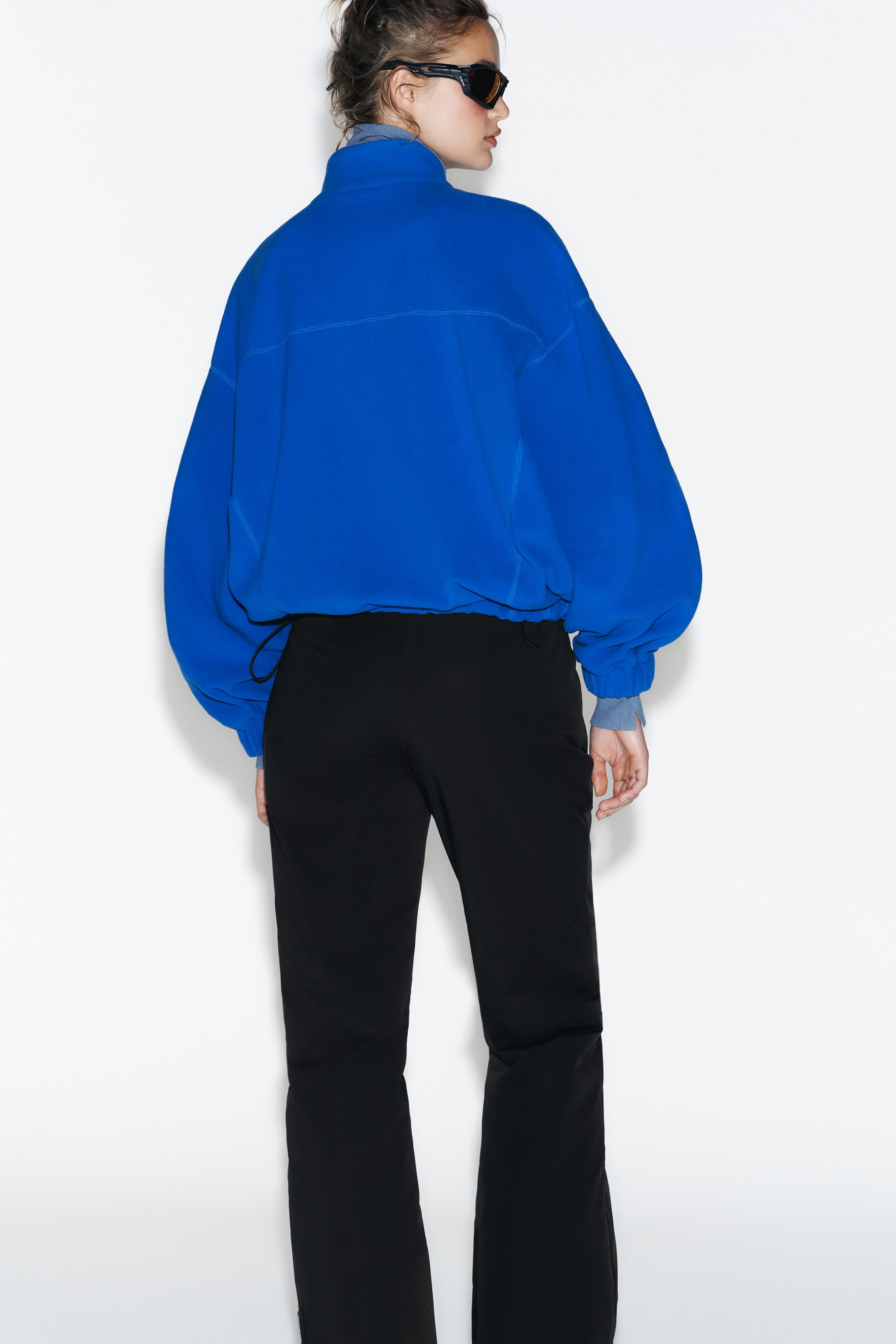 OVERSIZED SOFT-TOUCH SKI COLLECTION JACKET - Cobalt | ZARA United