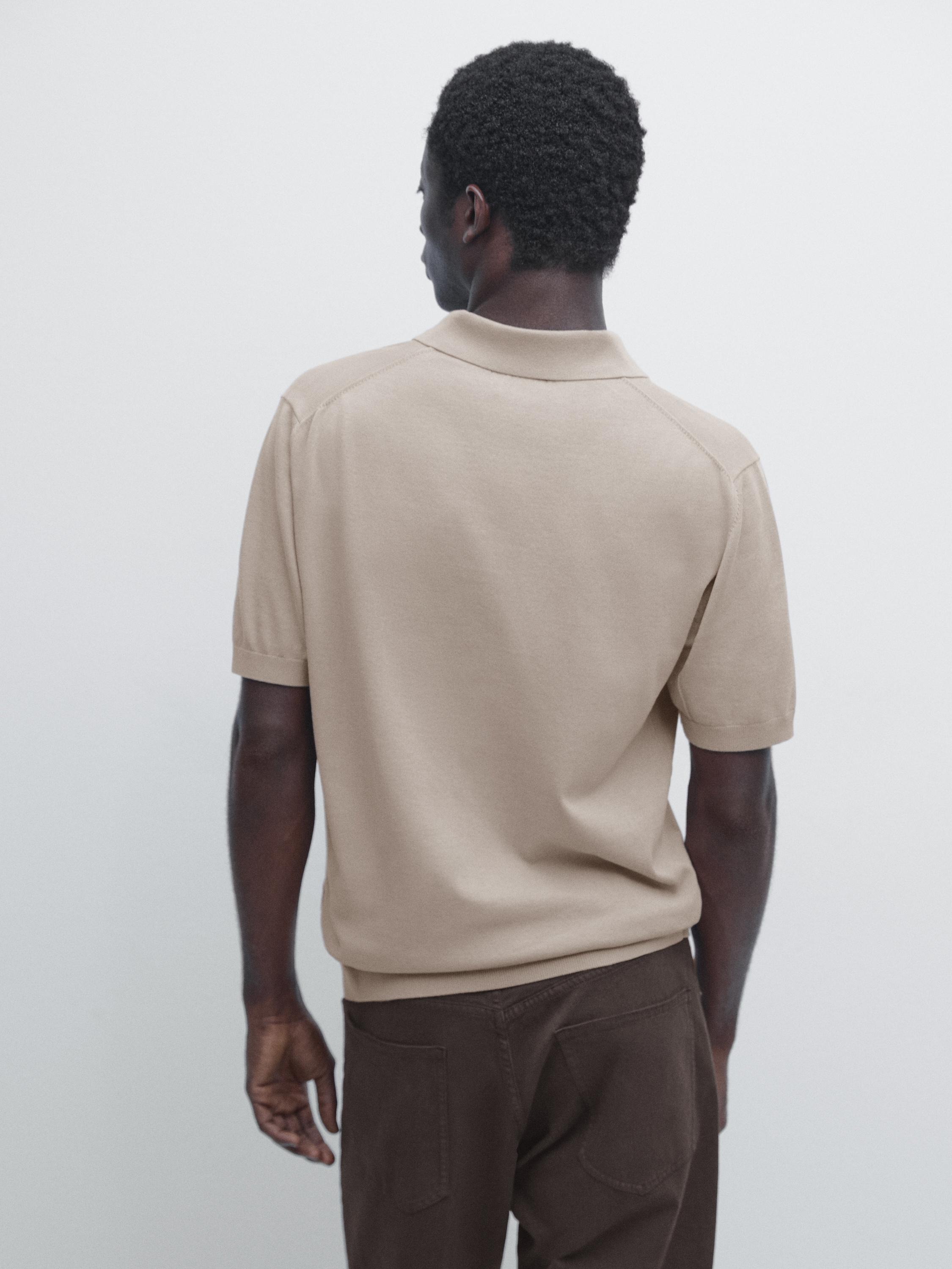 Polo en maille de coton