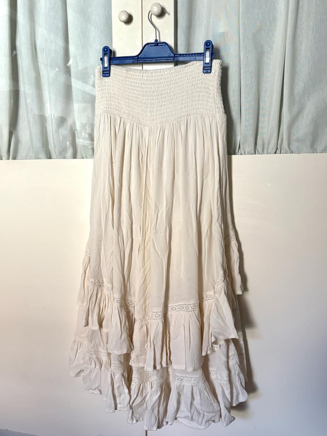 RUFFLED MIDI SKIRT - Image 2